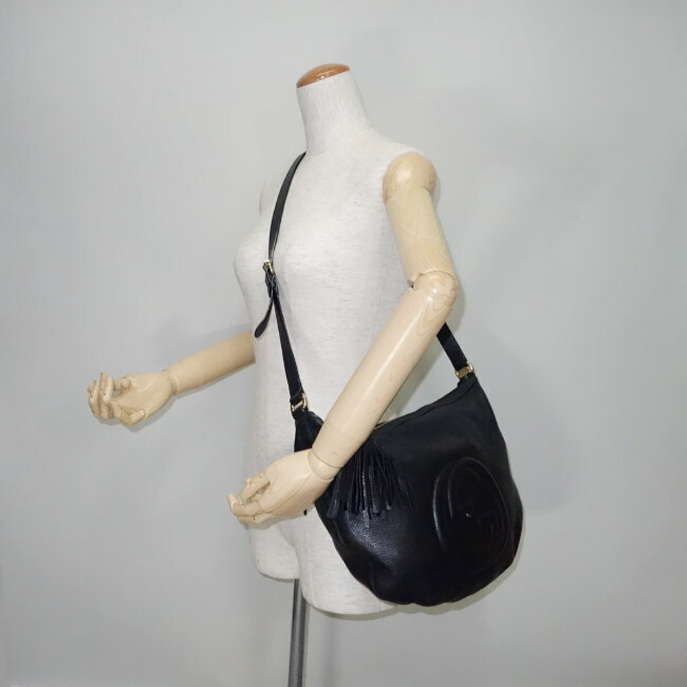 Gucci Shoulder bag Soho Calfskin Black - Picture 3 of 3